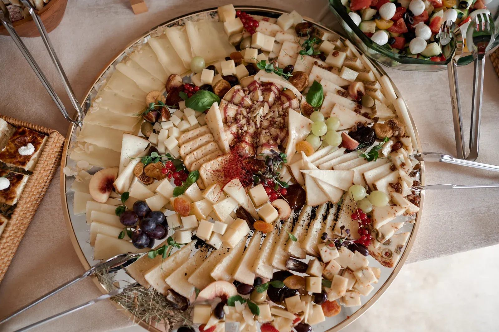 Artisanal cheese platter